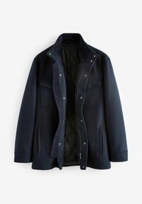 Next Jas - navy blue texture