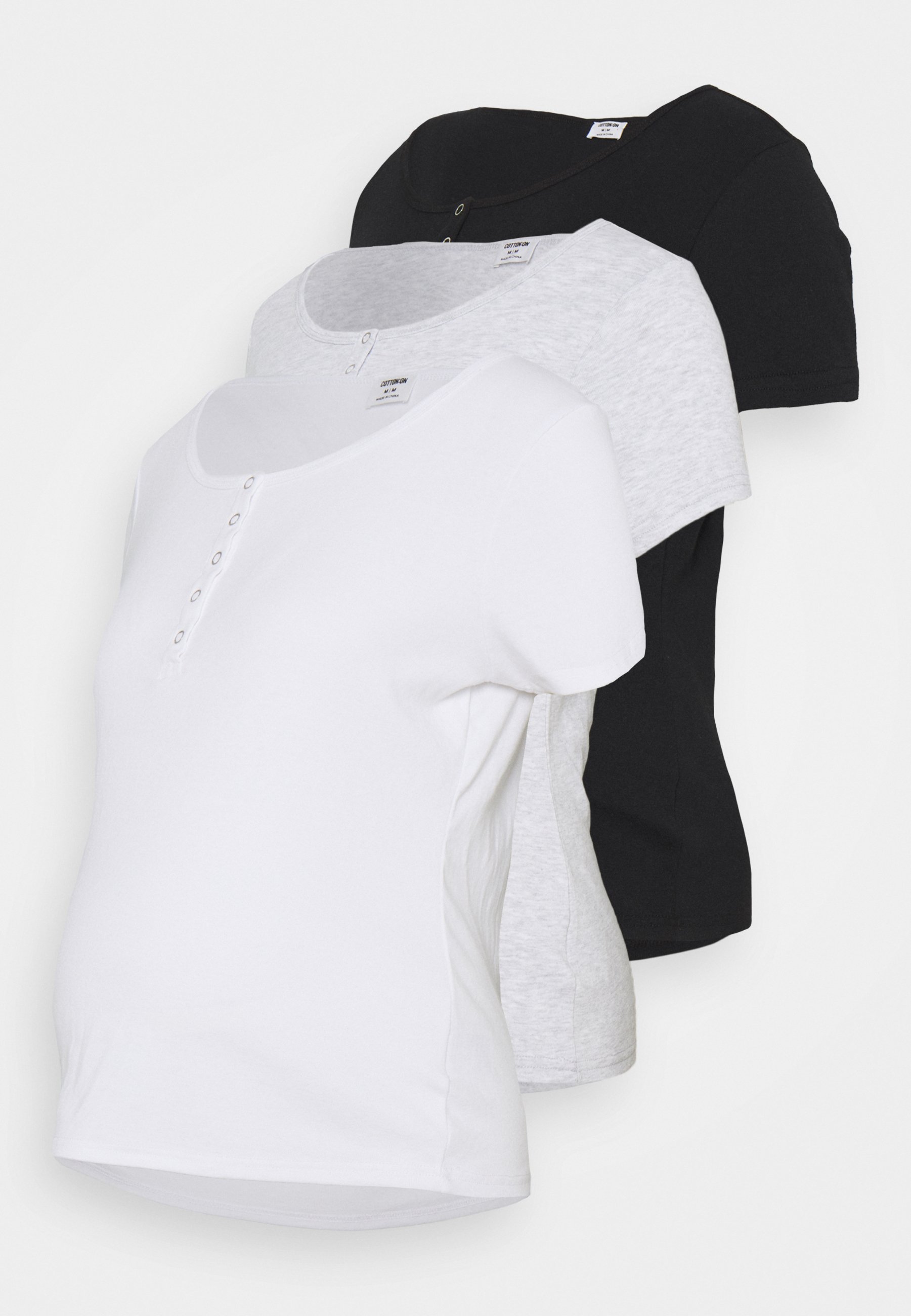maternity round neck shirts & tops