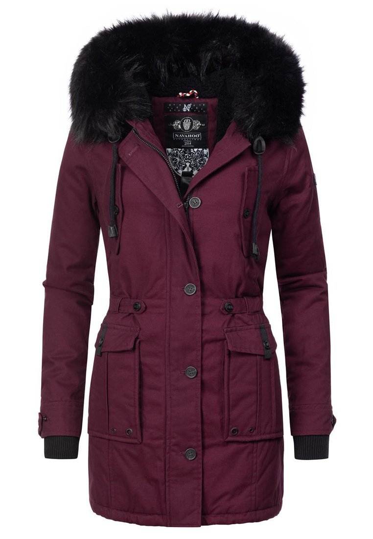 Navahoo LULUNA - Vinterkåpe / -frakk - burgundy