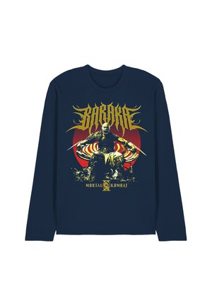 Warner Brothers, MORTAL KOMBAT 2 BARAKA THRONE - Long sleeved top - dark blue