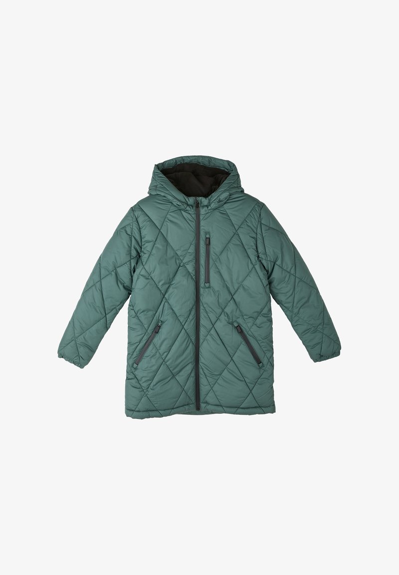 s.Oliver MIT STEPPMUSTER - Manteau d'hiver - petrol