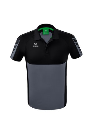 TEAM SIX WINGS - Polo - grauschwarz