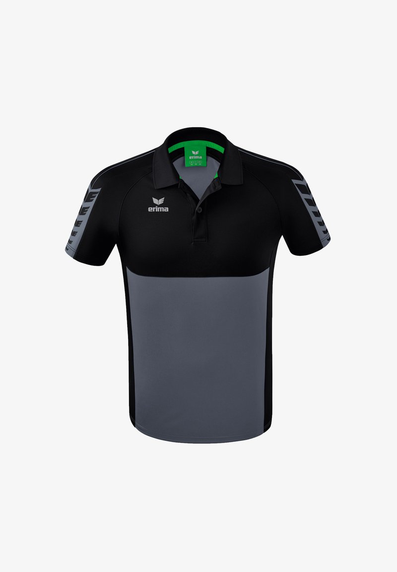 Erima TEAM SIX WINGS - Poloshirts - grauschwarz