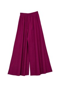 Calliope PANTALONE IN LINO - Gonna lunga - viola