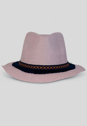 Kebello FEDORA EFFET PAILLE - Chapeau - rose