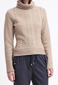 BOSS CASUAL Stickad tröja - beige