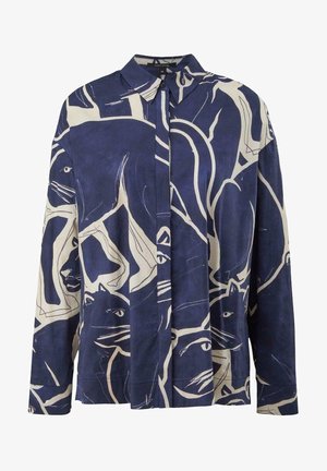 Button-down blouse - blue