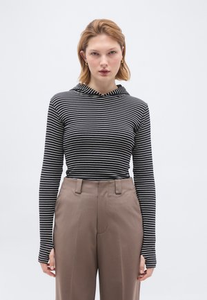 Poradie 16: Mads Nørgaard - STRIPE TUTTI HOOD - Top s dlhým rukávom