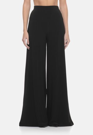 PALAZZO ELASTICIZZATI - Pantaloni - nero