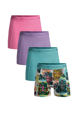 MUCHACHOMALO 4-PACK SOLID - Trunks - print blue purple pink