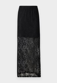 Selected Femme SLFMISTA ANKLE SKIRT - Maxi szoknya - black
