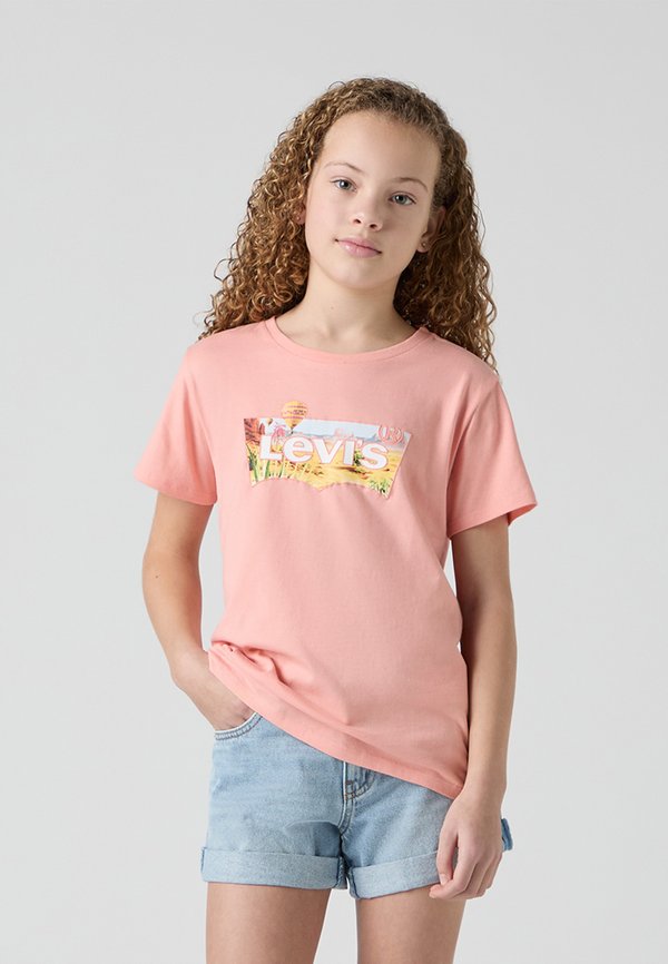 HOT AIR BALLOON BATWING - Print T-shirt - candlelight peach4