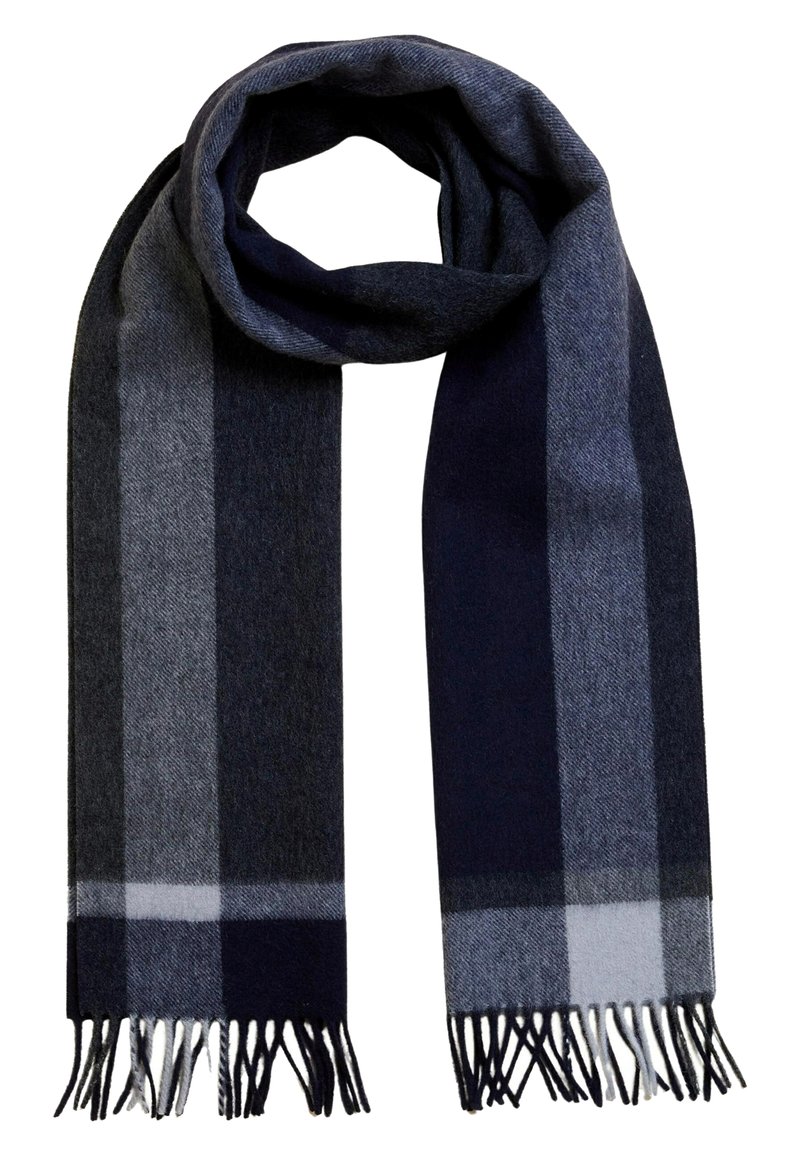 Marks & Spencer COLOUR BLOCK MERINO SCARF Écharpe navy mix