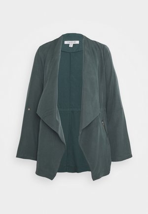 KAT ZIP DETAIL WATERFALL JACKET - Blazer - pine blue