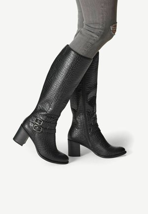 Bottes de cowboy / motard - black str
