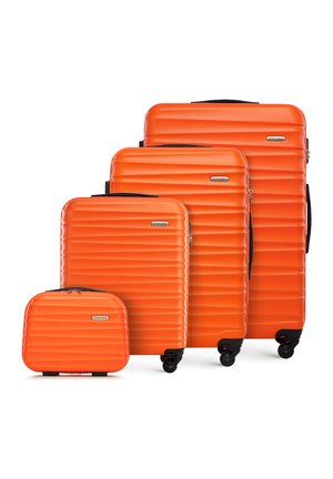 LUGGAGE SET WITH WASH BAG FROM ABS - Juego de maletas - orange