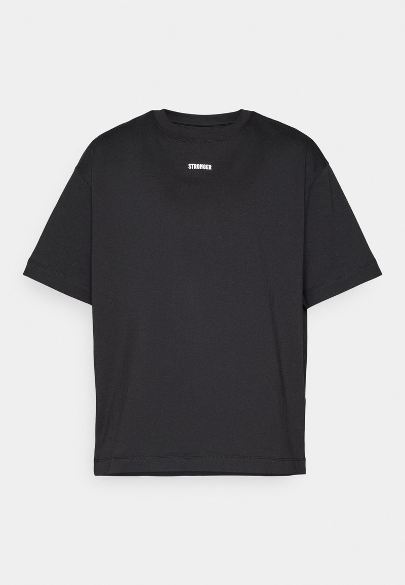 Stronger T-shirt print zwart