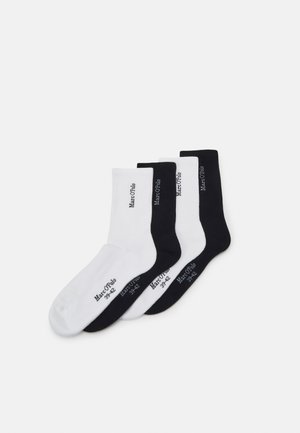 Marc O'Polo ALEX  4PACK - Socken - black