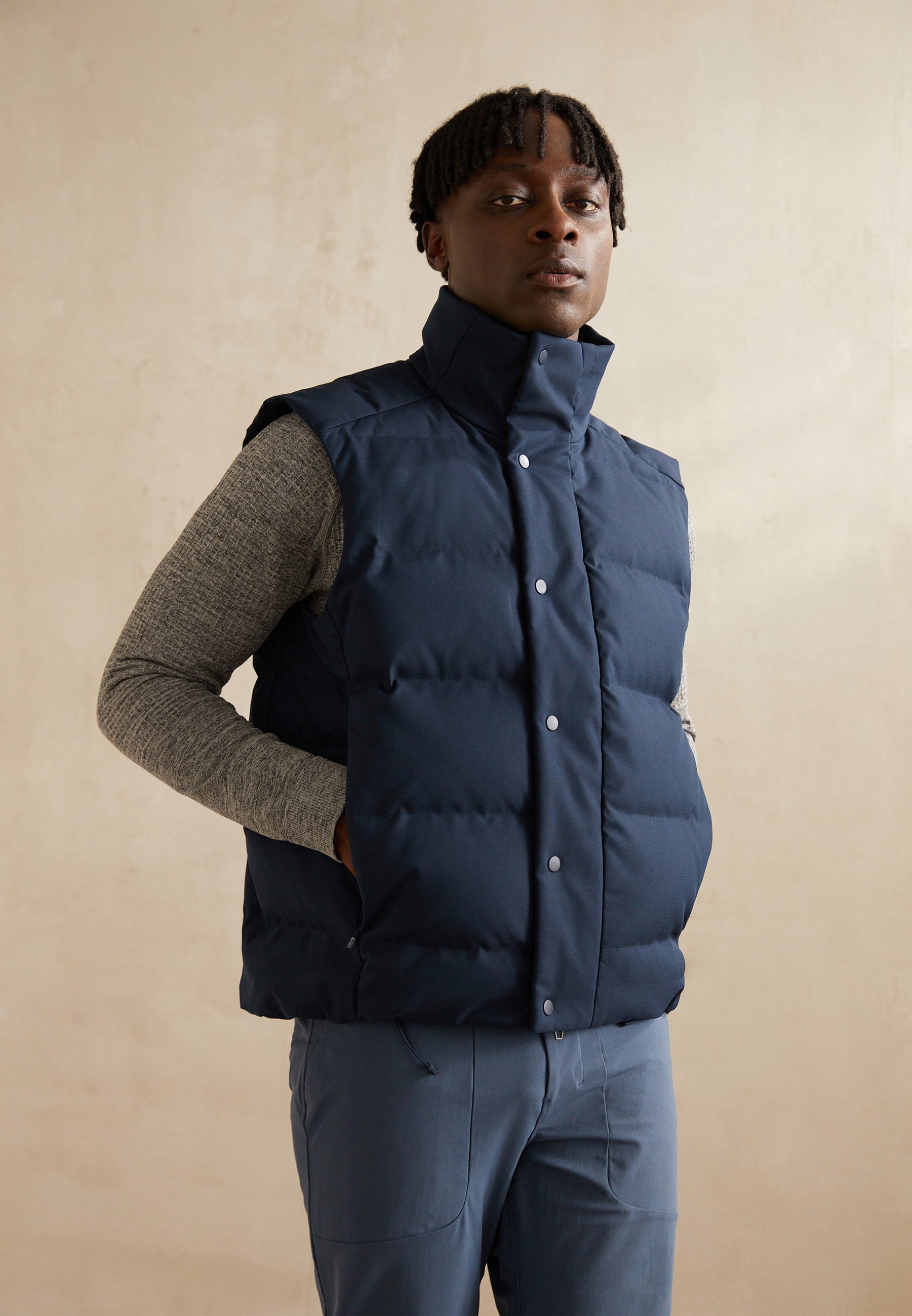lululemon WUNDER PUFF TECH - Waistcoat - true navy/dark blue - Zalando