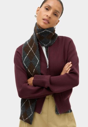 Marks & Spencer, CORESPUN BOMBER. - Cardigan - dark claret