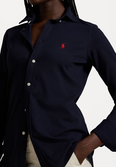 Polo Ralph Lauren LONG SLEEVE BUTTON FRONT SHIRT - Pogājama blūze - navy