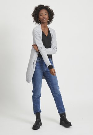 VIRIL OPEN NOOS - Kardigan - light grey melange