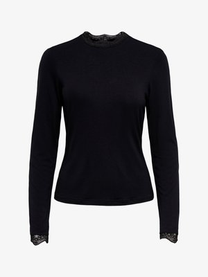 ONLY, TOP ONLLIV TOP - Langærmet T-shirt - black