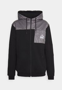 AXEL ZIP THROUGH - Camisola com fecho - jet black