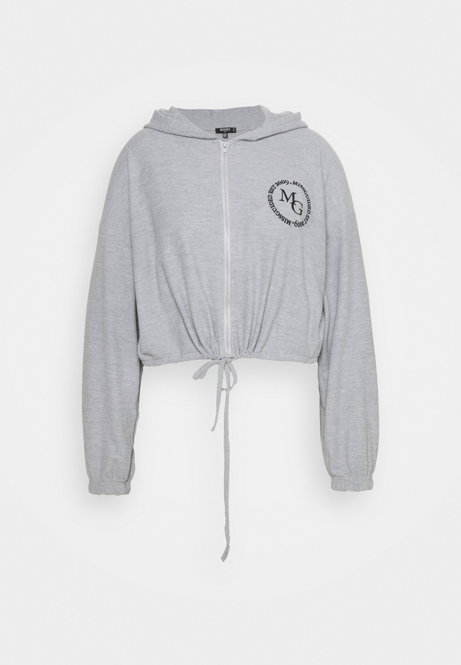 Women CROPPED HOODIE WAFFLE MISSGUIDED - Sweatshirt Women CROPPED HOODIE WAFFLE MISSGUIDED - Sweatshirt