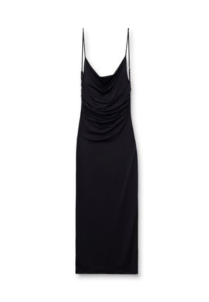 INSIDE, DRAPEADO - Vestido largo - black