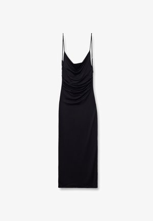 INSIDE, DRAPEADO - Vestido largo - black
