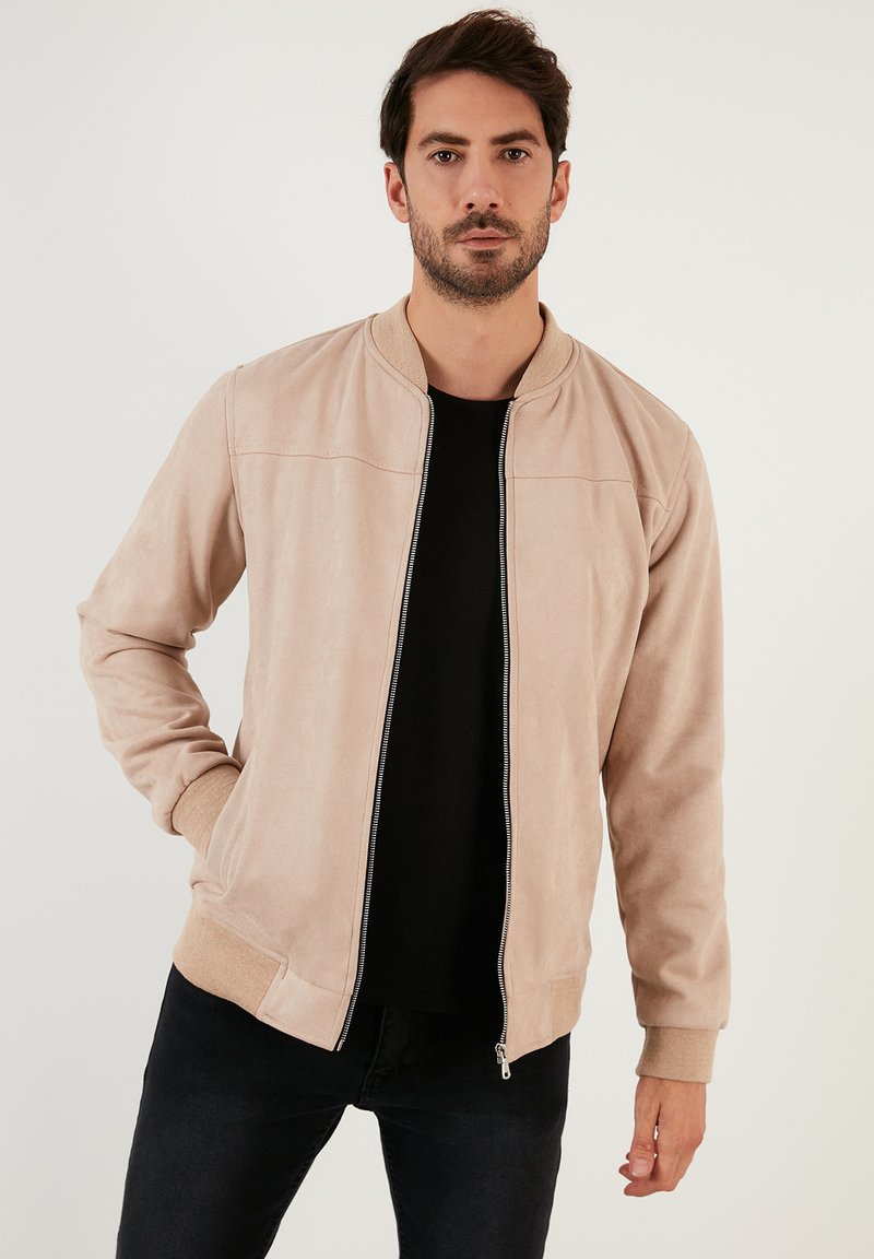 Buratti REGULAR FIT - Bomberjacks - beige