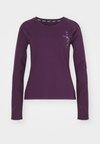 HYROX RUN CLOUDSPUN  TEE - Μπλούζα με μακριά μανίκια - midnight plum