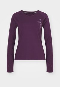 Puma HYROX RUN CLOUDSPUN  TEE - Top dugih rukava - midnight plum