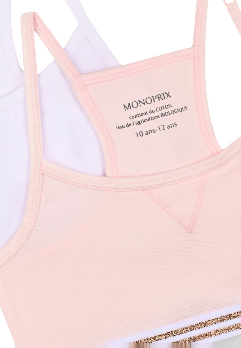 Monoprix LOT DE Brassière blanc