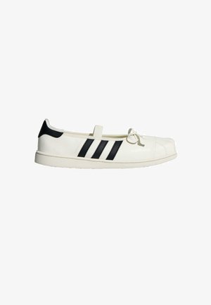 adidas Originals, SUPERSTAR SQ BALLET W - Μπαλαρίνες με λουράκι στον αστράγαλο - off white core black core white