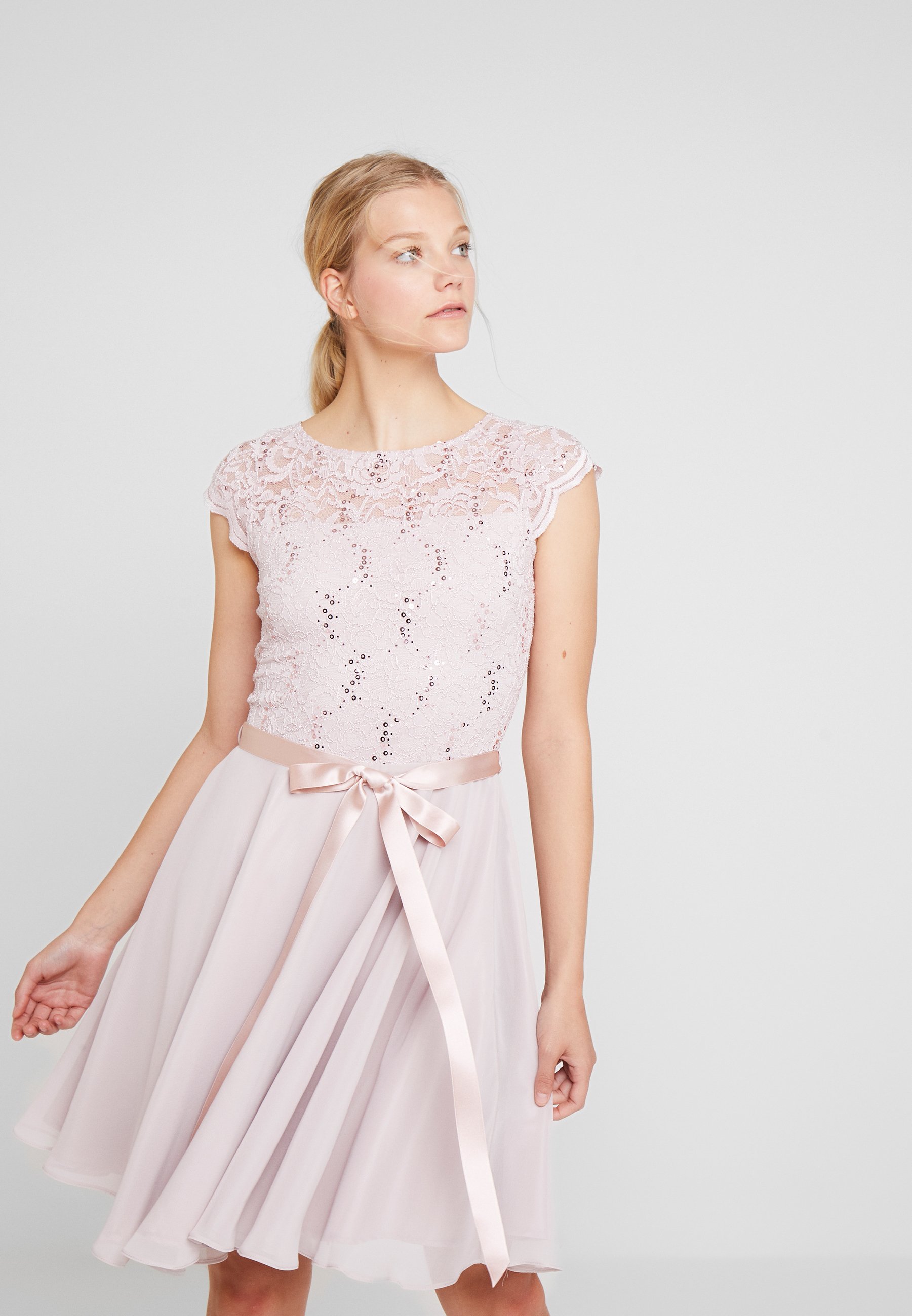 Swing Cocktailkleid Festliches Kleid Hellrosa Rosa Zalando De 