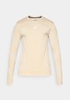 ROAD SEAMLESS TOP - T-shirt à manches longues - cream