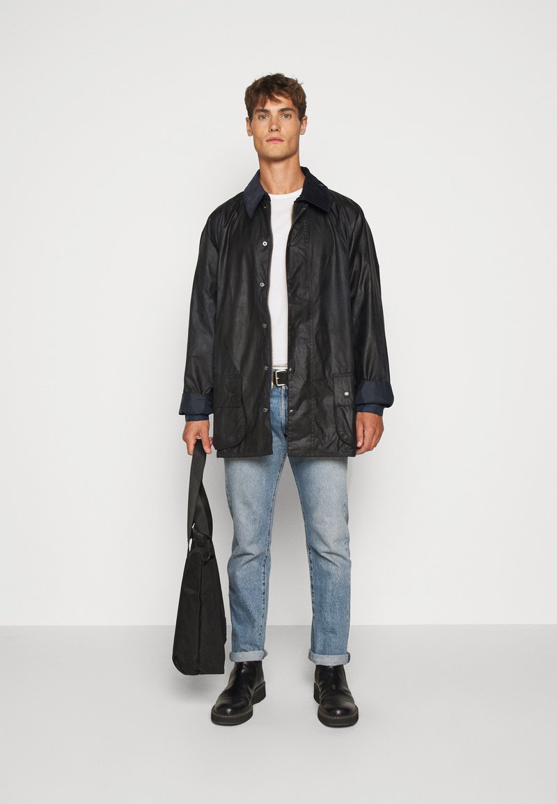 barbour beaufort navy