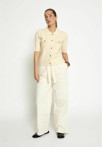 PEPPERCORN Kardigán - whitecap grey