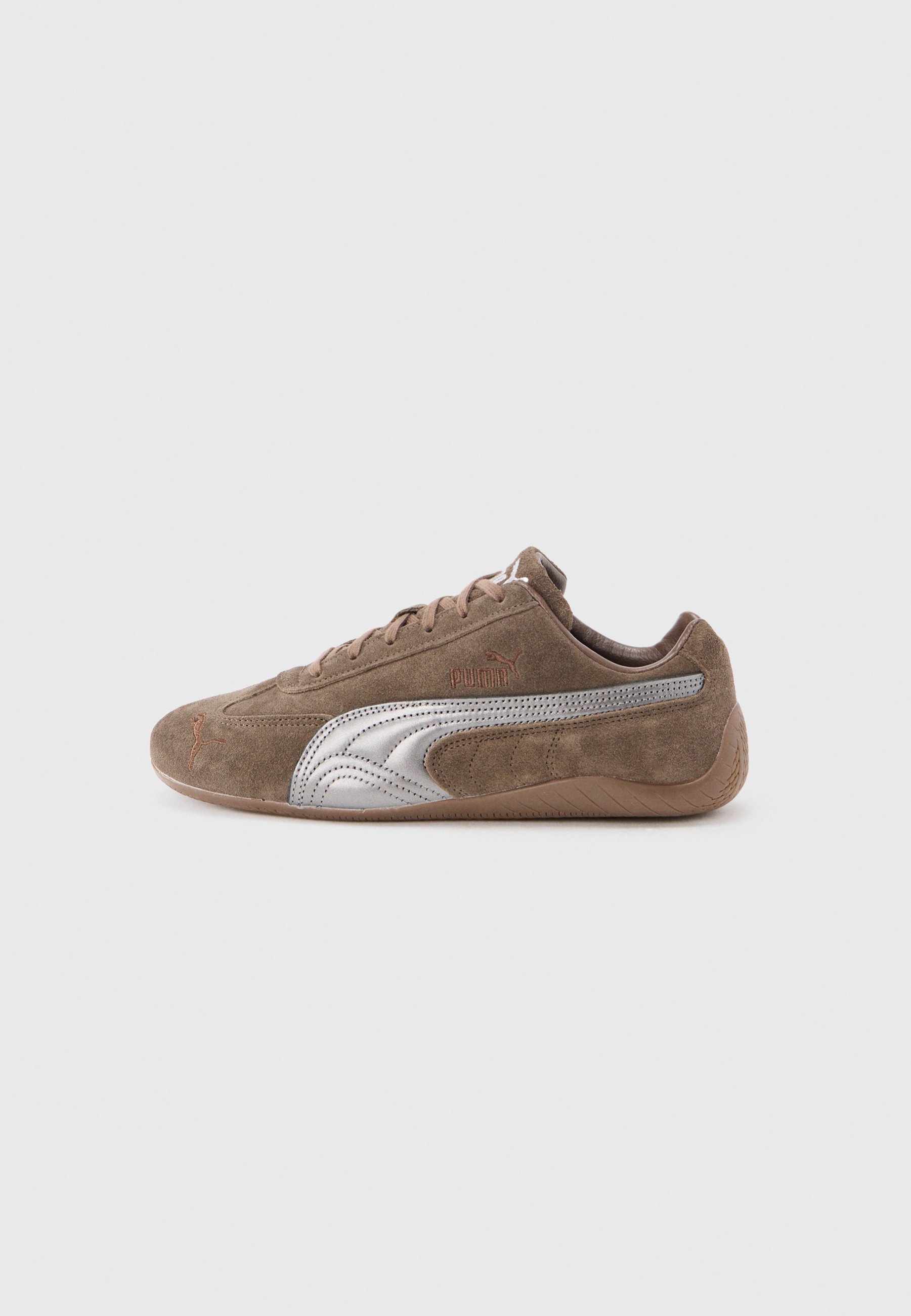 Puma SPEEDCAT LUX UNISEX - Trainers - chocolate/gum/silver