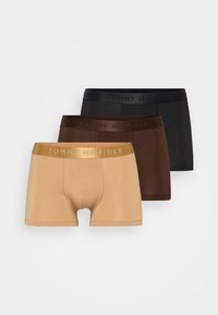 Tommy Hilfiger TRUNK 3 PACK - Boxer brief - classic khaki/cocca/black
