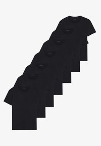 7 PACK - Basic T-shirt - black