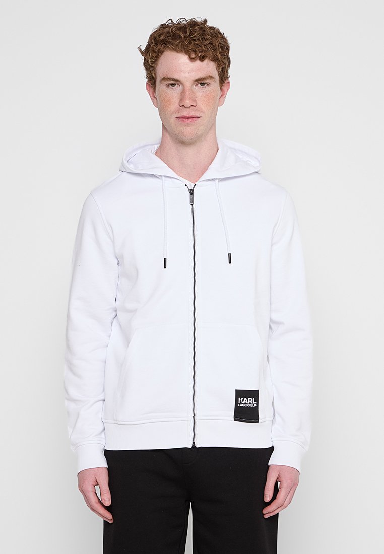 Karl Lagerfeld Sweater met rits wit