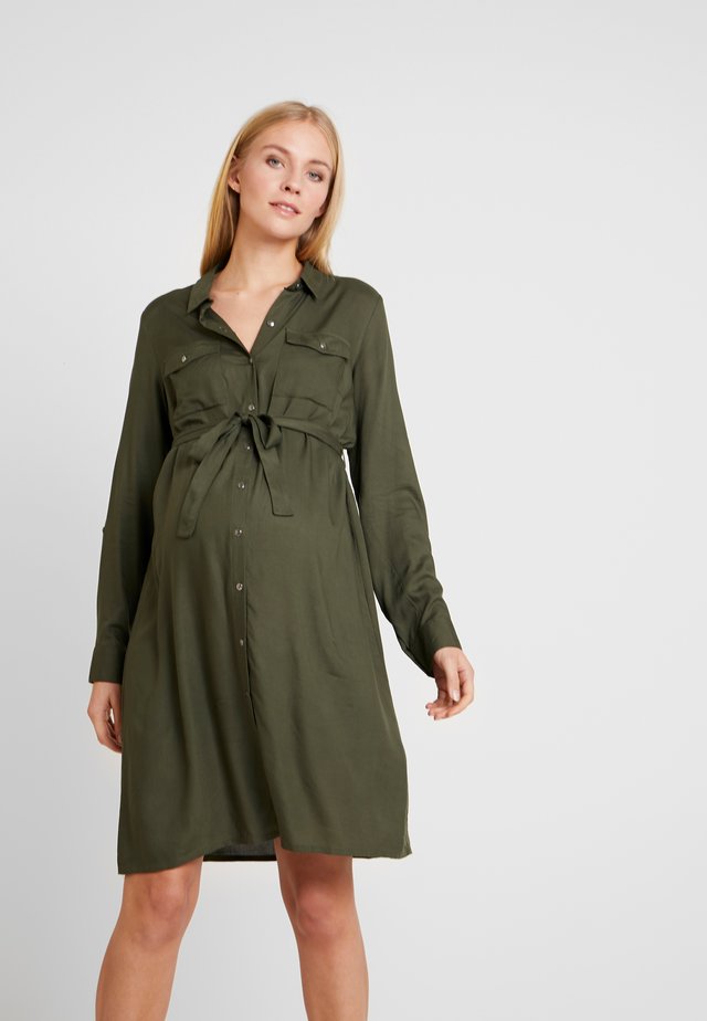 MLMERCY WOVEN SHIRT DRESS - Robe chemise - climbing ivy