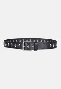 AllSaints PYRAMID STUD - Gürtel - black