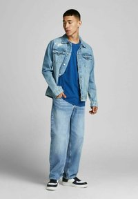 Jack & Jones JJE TEE  O-NECK  - Paprasti marškinėliai - classic blue