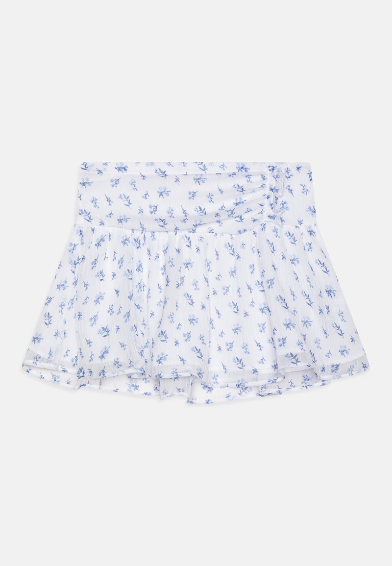 Gina Tricot Young - LOW WAIST SKIRT - Trapecinis sijonas - white, Padidinti