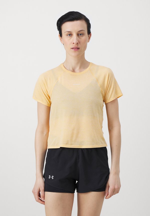 SHKOUT AIR CROP TEE  - Sports T-shirt - warm apricot