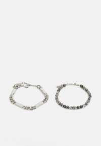 2 PACK - Bracelet - silver-coloured/grey
